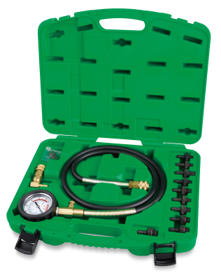 Набор для измерения давления масла в двигателе 12 предметов TOPTUL JGAI1204 Набор для измерения давления масла в двигателе 12 предметов TOPTUL JGAI1204