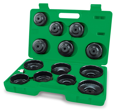 Набор съемников масляных фильтров 14 предметов TOPTUL JGAI1401 Набор съемников масляных фильтров 14 предметов TOPTUL JGAI1401