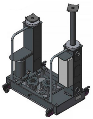 Подъемник канавный напольный (рельсовый) 600мм. Г.п. 14т. КПП14ЭМ600 Подъемник канавный напольный (рельсовый) 600мм. Г.п. 14т. КПП14ЭМ600