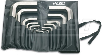 HAZET НаборГ-образных  шестигранников 13 предметов,(дюйм) 2100 А/13P